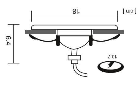 Arte Lamp 6664 A6664PL-1BK