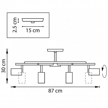 Lightstar Rullo LR718308