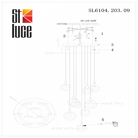 ST Luce Montecelio SL6104.203.09