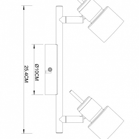 Arte Lamp Almach A1906PL-2WH