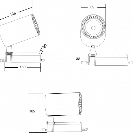 Maytoni Vuoro TR029-3-30W4K-B