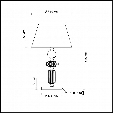 Odeon Light Candy 4861/1TB