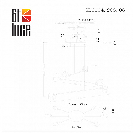 ST Luce Montecelio SL6104.203.06