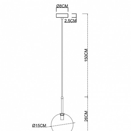 Arte Lamp Cameron A7715SP-1AB