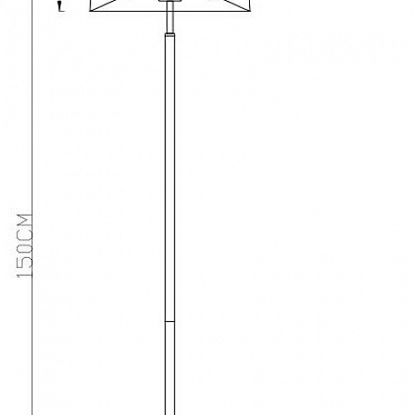 Arte Lamp Rodos A2589PN-1SS