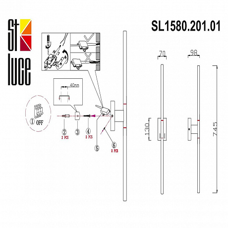 ST Luce Ralio SL1580.201.01