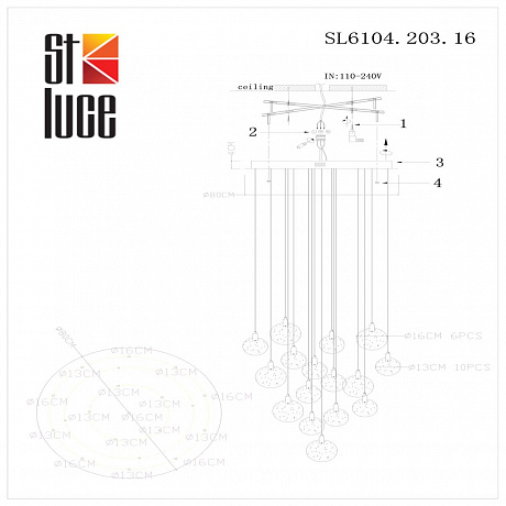 ST Luce Montecelio SL6104.203.16