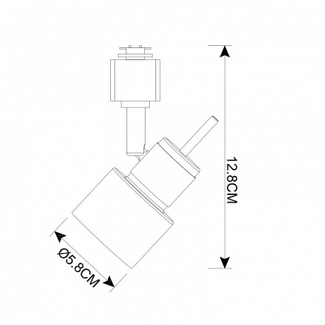 Arte Lamp Almach A1906PL-1BK