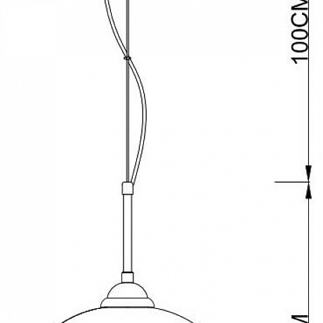 Arte Lamp Wave A7763SP-1CC