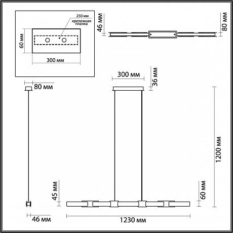 Odeon Light Fierro 4991/40L