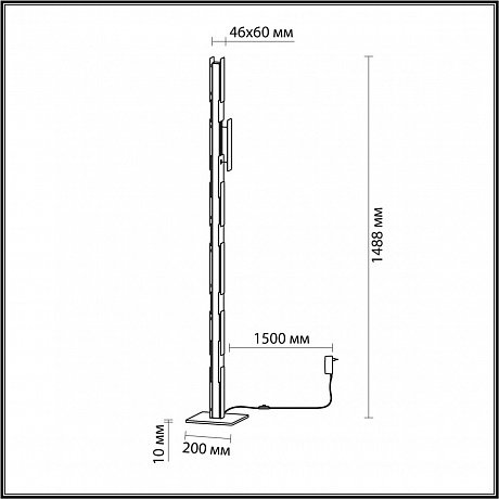 Odeon Light Fierro 4991/36FL