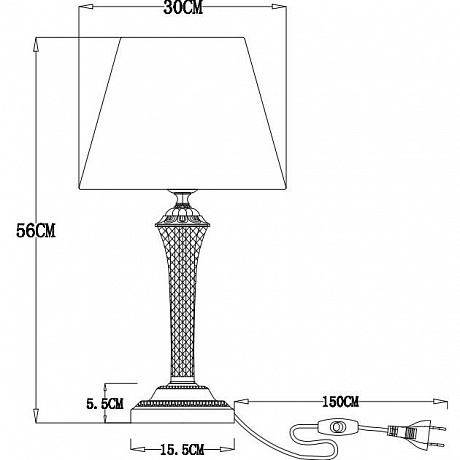 Arte Lamp Gracie A7301LT-1PB