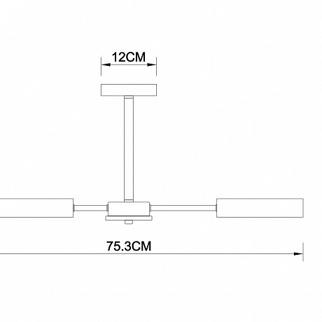 Arte Lamp Brussels A8030PL-8BK